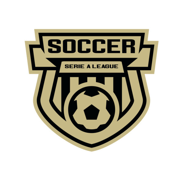 Serie a league soccer logo template Thumbnail