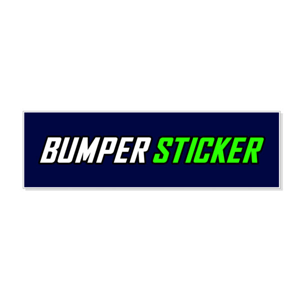 Bumper Sticker 3x10 Thumbnail